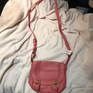 Pink forever 21 crossbody purse